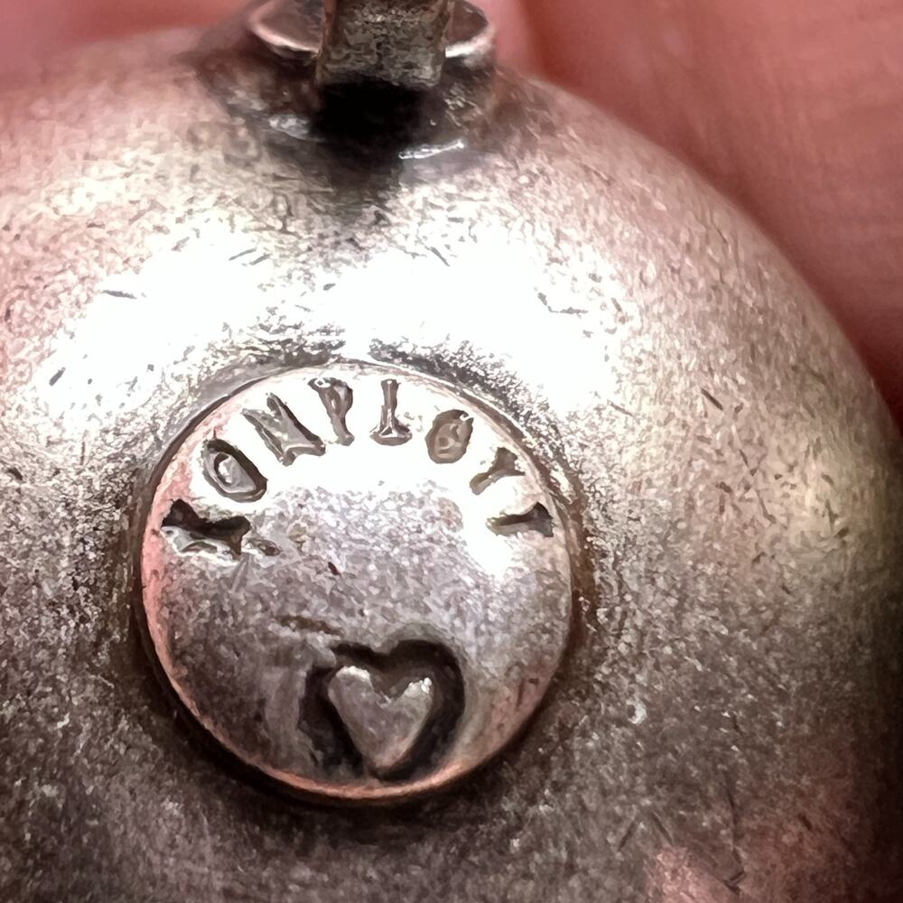 Vintage KONPLOTT Concave Purple Crystal Earrings - Picture 7 of 8